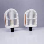 Πετάλια Παιδικά Πλαστικά  9/16'' Λευκά