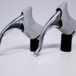 CAMPAGNOLO C-RECORD CHORUS BRAKE LEVERS WHITE HOOD