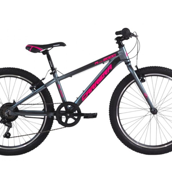 CARRERA M4 2001 KIDS BIKE ALLOY GREY PINK