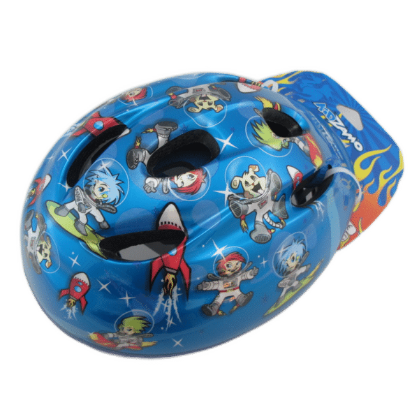 KIDZAMO SPACE BOY BIKE HELMET AGE +3 52-56CM